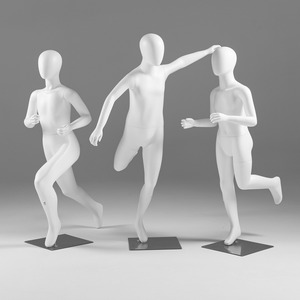 หุ่นเด็กสีขาวสไตล์สปอร์ตท่าทางวิ่ง สำหรับร้านเสื้อผ้าเด็ก - Product Image 4