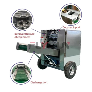 Máquina Desgranadora de Coco de Alta Calidad, Equipo para Separar la Cáscara Dura del Coco Maduro Marrón - Product Image 5