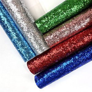 S3002 Chunky PU Faux Glitter Leather <strong>Wallpaper</strong> Shinny Glitter <strong>Wallpapers</strong> Shoes Bags Belts Crafts Luggage Car Decor Home Decor - Product Image 2