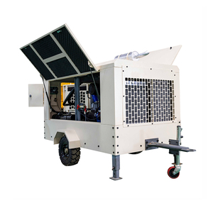 185 Cfm 102 Psi 42kw <span class=keywords><strong>Compresor</strong></span> de aire de tornillo portátil diesel para martillo de demolición - Product Image 5