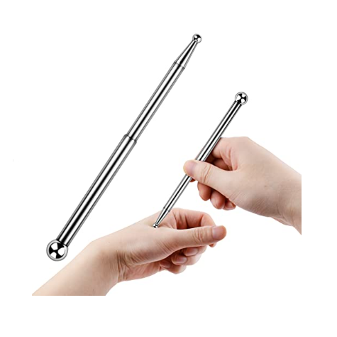 Facial Reflexology Tool Copper Massage Pen Stainless Steel Acupuncture Pen Trigger Point Tools