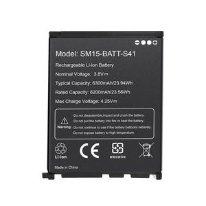 Batería de Escáner de Código de Barras de Alta Calidad al por Mayor de 3.8V 6300mAh para Computadora Móvil Portátil M3 <span class=keywords><strong>MOBILE</strong></span> SM15 SM15-BATT-E41 - Product Image 1