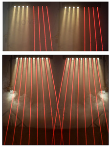 Laser Dj Barra di <span class=keywords><strong>LED</strong></span> di Matrice Forte Linea di Testa Mobile Laser Rosso Con <span class=keywords><strong>LED</strong></span> di Colore RGB Per Il Partito Della Discoteca Ktv <span class=keywords><strong>Bar</strong></span> luce Della Fase del Club - Product Image 6