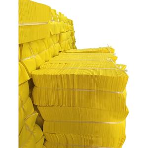 卸売格安価格の糸くずの出ない再利用可能なクリーニングクロス多目的黄色クリーニングクロス - Product Image 5