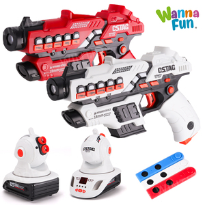 Hot-bán Tương tác chụp chiếu súng hồng ngoại Laser tag Trò chơi bắn súng Cảm biến chiếu đặt đồ chơi trẻ em - Product Image 1