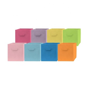Guangdong Production 8 Pack Foldable Fabric Organization Box Bins and Storage For Home
