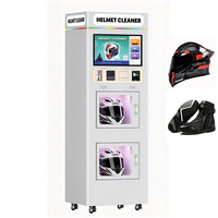 Machine de nettoyage de casque de moto 6 en 1 avec vapeur, désodorisation à l'ozone, contrôle intelligent de la température et séchage