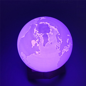 Hot Selling Warm and Cool White Dimmable Touch Control Moon Light Lamp Night Light PVC LED Night Lights - Product Image 6