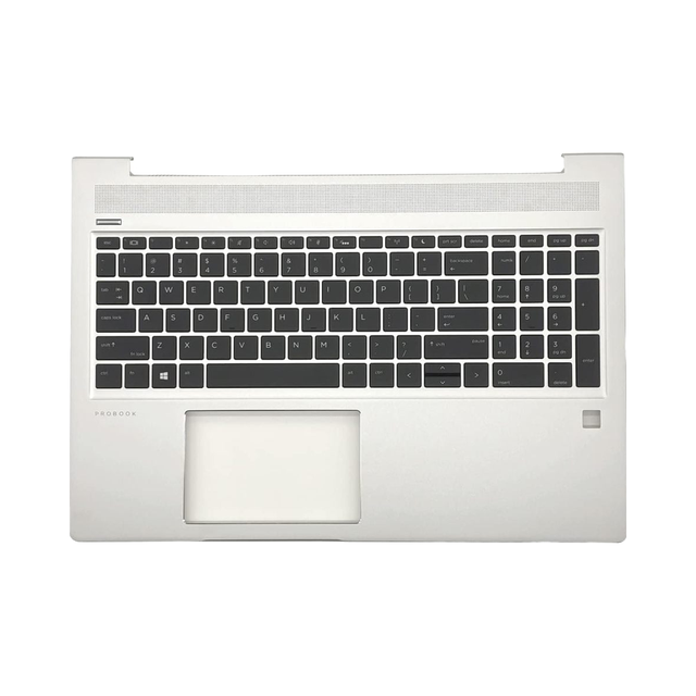 HK-HHT Replacement Upper Case Palmrest Top Cover for Probook 450 455 G6 455R G7 Series Laptop Backlit Keyboard Assembly