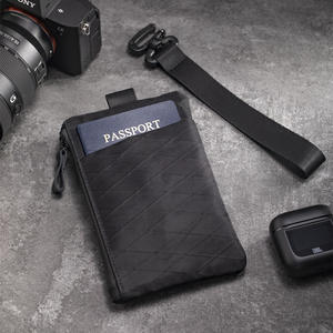 <b>Travel</b> Passport <b>Wallet</b> Zipper-Large Capacity Organizer for Cards <b>Documents</b> Xpac Material 10L Capacity Urban Simplicity Style - Product Image 4