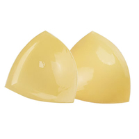 Grands coussinets de soutien-gorge adhésifs double face en polyester/nylon pour bonnets E F G H, sans dos, ultra doux, invisibles, effet liftant, sexy