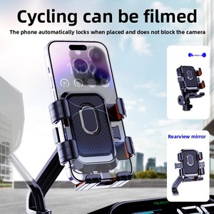Supporto Universale in Plastica per Telefono da Moto con Stabilizzazione dell'Immagine per Corrieri e Chauffeurs; Supporto per Navigazione - Product Image 3