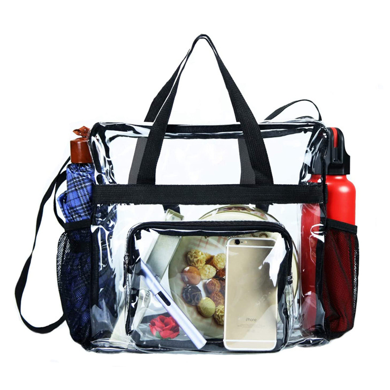 Прозрачная сумка для стадиона, прозрачная сумка для работы, спортивных игр