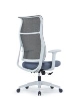 Les points de vente d'usine peuvent personnaliser des chaises de bureau ergonomiques de haute qualité, avec possibilité de vérification et dossier haut avec soutien lombaire.