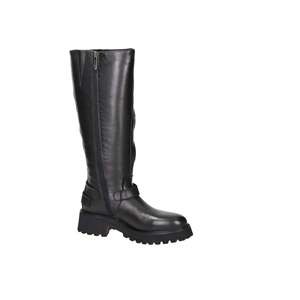 Carmela Women's <b>Knee</b> <b>High</b> Boots Black 161929 Leather Buckle Detail - Product Image 6