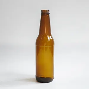 Botella de cerveza ámbar de 350ml, botella de cerveza de vidrio ámbar, 330ml