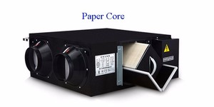 Récupérateur d'air frais efficace ERV Core avec composants de base de moteurs de ventilateur DC pour la récupération de chaleur et la ventilation - Product Image 3