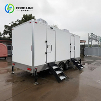 Toilettes mobiles écologiques portables pour les camps de récolte agricole, toilettes mobiles sans eau
