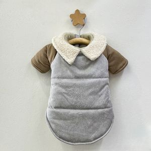 Manteau pour chien MOFFY en polyester, design classique moderne, toutes saisons, col rabattu, lavable, durable, respirant, blocs de couleur - Product Image 3