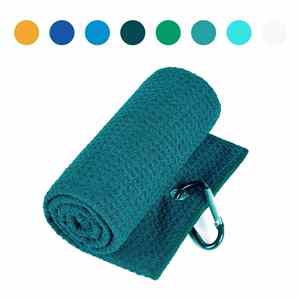 Vente directe d'usine, serviette de golf légère en microfibre, tissu respectueux de l'environnement, forte respirabilité - Product Image 4