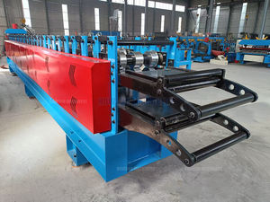 Nueva llegada Ridge Cap Roll Forming Machine Teja de techo Ridge Cap Machine Double Head Ridge Tile Making Machine - Product Image 4