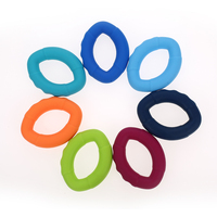 Agarrador de Mano Ovalado de Silicona, Anillo de Entrenamiento de Fuerza, Expansor de Dedos, Gimnasio, Fitness, Entrenamiento de Potencia