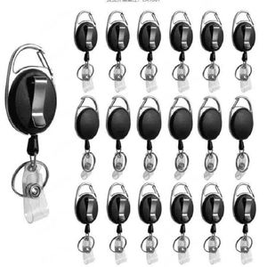 X57 Enrouleur de badge rétractable en métal ABS vierge, personnalisable, pour vente en gros et en vrac, avec porte-clés, pour cartes d'identité, personnel dentaire, infirmiers et personnel médical - Product Image 2