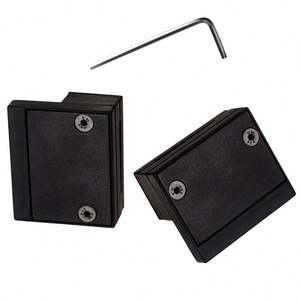 WEKIS Herrajes Modernos Negros para Puertas Correderas Estilo Granero, Rodillo Deslizante Rústico de Rueda Grande para Cocina u Hotel, de Latón, Acero y Madera Maciza, En Stock - Product Image 6