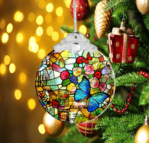 Adorno Colgante de Cristal Personalizable con Impresión UV, Pulido, Ecológico, para Decoración Navideña del Hogar, en Forma de Corazón y Otras Formas, Artesanía en Cristal - Product Image 6
