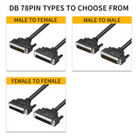 Câble Db78 D-sub 78 broches mâle vers femelle Connecteur personnalisé Câble Db pour scanner Modem, imprimante traceur caméra