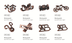 Vente flash : Jeu de puzzle en métal, <span class=keywords><strong>casse</strong></span>-tête, solutions - Product Image 5