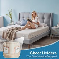 Attaches de draps modernes 4ème génération en plastique, antidérapantes, universelles, serre-draps, supports de lit, écologiques et durables