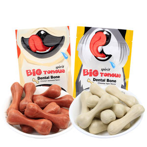 Fábrica de golosinas para mascotas Huesos dentales Snacks Venta al por mayor Perro Mastica Dental Stick Bone Sabor personalizado Golosinas para perros al por mayor - Product Image 2