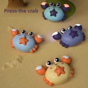 MILI Friction petit crabe jouets chaud nouveau bébé Mini Animal presse <span class=keywords><strong>retour</strong></span> voitures presse crabe presse et aller voiture jouets crabe en plastique enfants jouet - Product Image 5