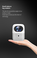 Mini projecteur Beamer LED FHD 550 ANSI LCD Smart Android Vidéo projecteur Petit portable Pico Mise au point automatique WiFi OEM/ODM