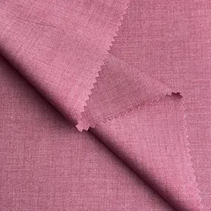 Wrinkle Resistant 380 GM Twill Solid Slub Woven Viscose/polyester Stretch Fabric For Trouser Suit