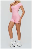 Nouveauté été Combinaison de sport une pièce Combinaison sexy dos nu Gym Fitness pour femmes pour le yoga et l'entraînement en salle de sport