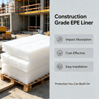 Bloc de mousse de polyuréthane blanc pour matériau d'emballage de protection