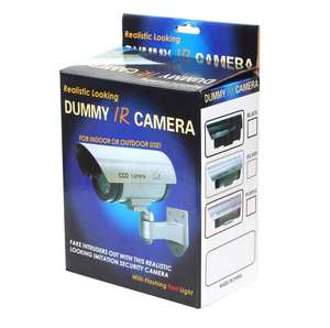 Nicht-Echte Kamera Outdoor Wasserdichte Sicherheits-Simulationskamera mit LED-Licht Monitor CCTV Überwachungs-Bullet-Kamera - Product Image 3