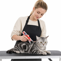 Tondeuse électrique pour chien transfrontalière, kit de toilettage en ABS entièrement lavable