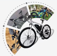 Kit de roue avant pour vélo électrique 20-29 pouces, moteur 48V 1000W, kit de conversion VTT, dropout : 100 mm avec écran SW900