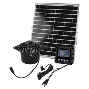 Système de refroidissement solaire automatisé avec <span class=keywords><strong>batterie</strong></span> de 2500 mAh <span class=keywords><strong>pour</strong></span> animaux de compagnie, volailles, porcs et chiens - Product Image 1