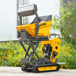Mini-dumper chenillé tout-terrain 500 kg pour ferme familiale, vente chaude directe usine Chine - Product Image 6