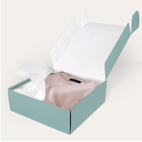 Cajas de cartón corrugado impresas personalizadas al por mayor, prendas de vestir y ropa interior, embalaje, envío de cartón, correo para calcetines