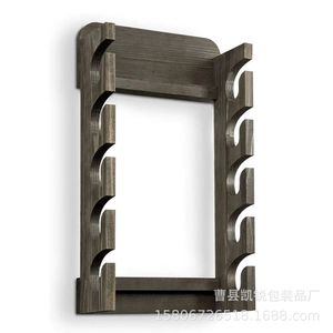 Wooden <b>Baseball</b> <b>Cap</b> Display Rack Wall Mounted Solid Wood Hat <b>Storage</b> Organizer For Home Entrance - Product Image 2