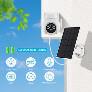 ICSEE太阳能IP圆顶PTZ摄像机广角双向音频低功耗夜视云数据存储WIFI户外 - Product Image 5