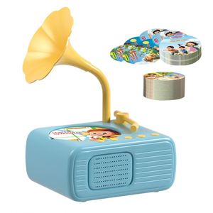 Gramófono Musical Educativo para Niños Zhorya, Reproductor de Música con 96 Tarjetas, Historias, Canciones, Libros de Audio - Product Image 1