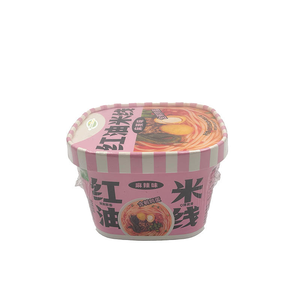 Mie Beras Tepung Terigu Rasa Cabai Merah Pedas Shanghai Kesa 91g, Umur Simpan 9 Bulan, Direbus, Grosir 12 Dus