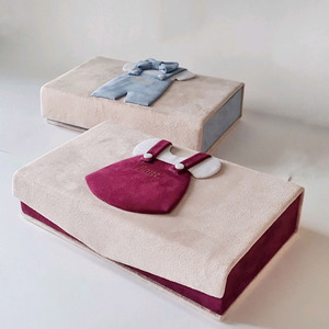 File album foto di matrimonio album di foto scatola di gioielli in velluto per bambini scatola ricordo chiusura magnetica per bambino capezzolo copertura scatola per <span class=keywords><strong>scarpe</strong></span> - Product Image 6