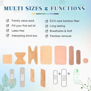 Flexibele Stof Zelfklevende Verbanden Ademende Elastische Band Hulp Knokkel Diverse Bulk Vingertop Wond Gips - Product Image 5